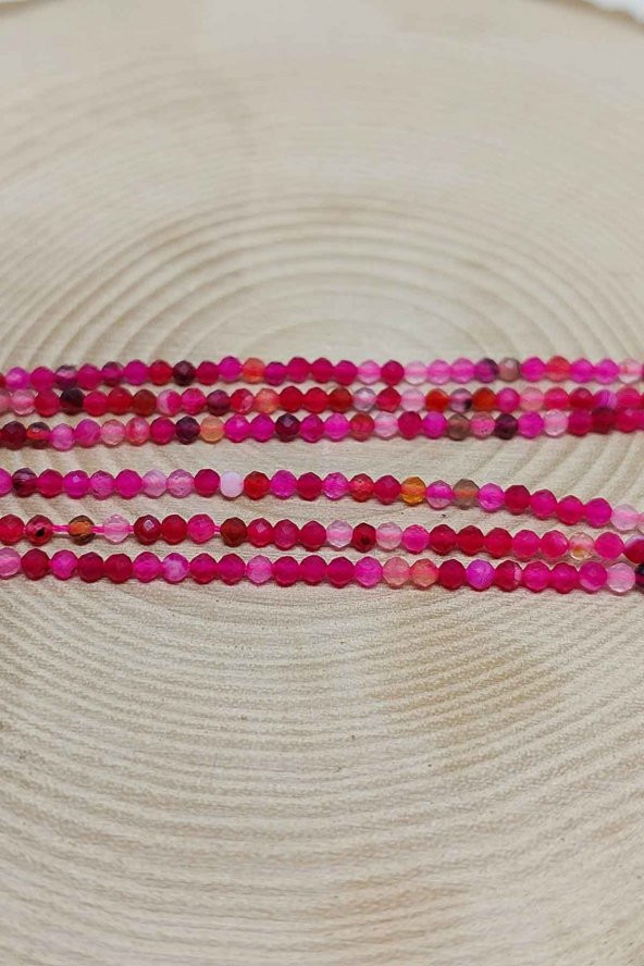 Akik Taşı Dizi 2mm (36280) - Resim 3