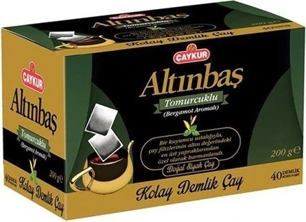 Çaykur Altınbaş Tomurcuklu Siyah Demlik Poşet Çay 40lı - 4 Paket - 2