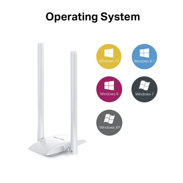 TP-LINK MERCUSYS MW300UH 300MBPS HIGH GAIN WIRELESS USB ADAPTER MICRO USB 2.0 2 EXTERNAL ANTENNAS - 3
