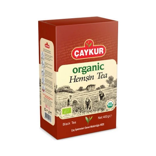 Çaykur Organik Hemşin Çayı 400 gr Karton Kutu 6 Adet