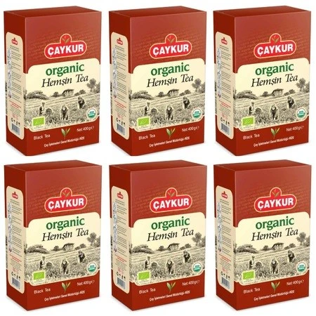 Çaykur Organik Hemşin Çayı 400 gr Karton Kutu 6 Adet - 6