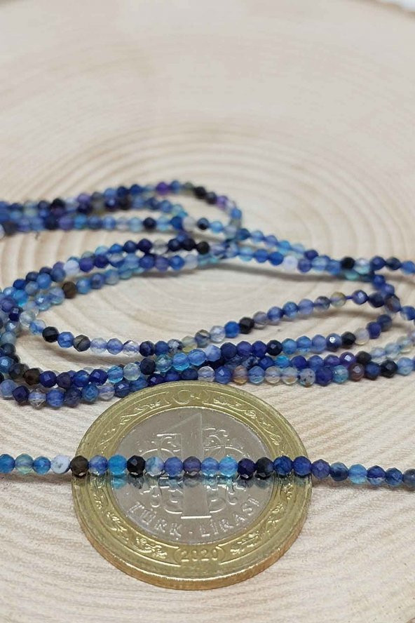 Akik Taşı Dizi 2mm (36295) - Resim 2