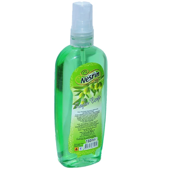 Nesrin Zeytin Çiçeği Kolonyası 60 Derece Pet Şişe Sprey 160 ML - Resim 5