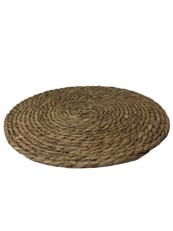 EL YAPIMI RATTAN HASIRI KALIN ÖRGÜ AMERİKAN SERVİSİ 35*35CM