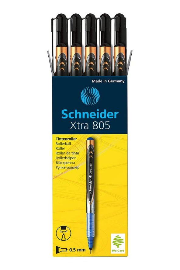 Siyah Mavi Pilot Kalem İğne Uçlu 0.5 mm Xtra 805 1 Adet Mavi Siyah Mürekkepli Pillot Roller Kalem 0,5 mm - 5