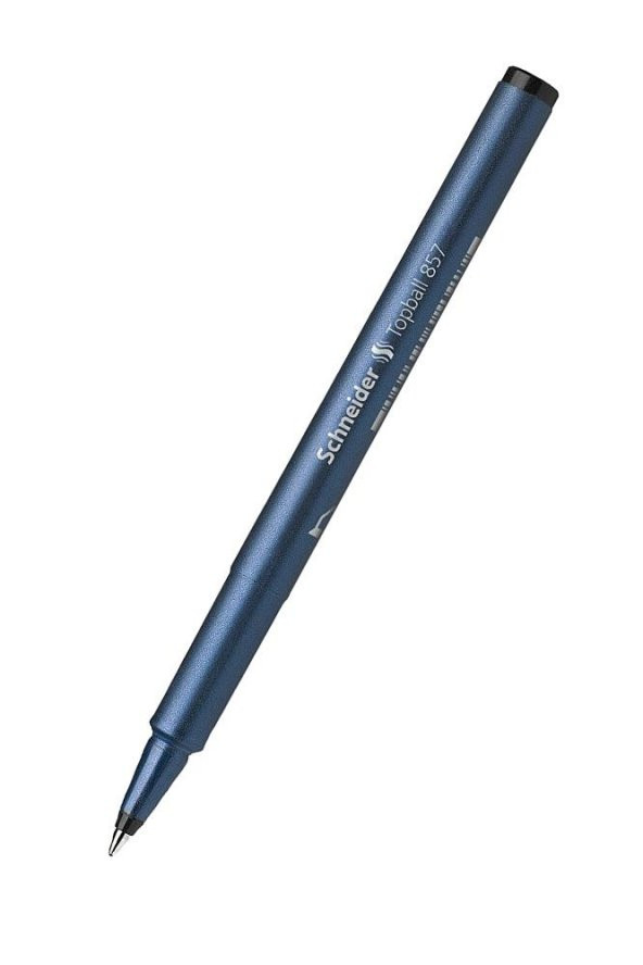 Siyah Roller Pilot Kalem 0.5 mm Topball 857 1 Adet Siyah Mürekkepli Pilot Roller Kalem 0,5 mm - 3