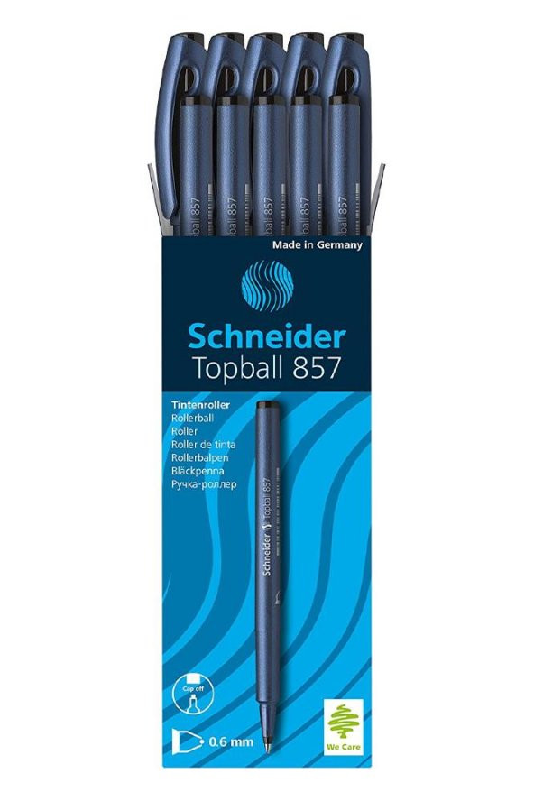 Siyah Roller Pilot Kalem 0.5 mm Topball 857 1 Adet Siyah Mürekkepli Pilot Roller Kalem 0,5 mm - 5