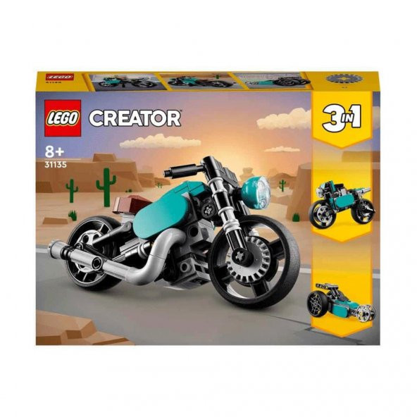 31135 Lego Creator 3in1 - Klasik Motosiklet 128 parça +8 yaş