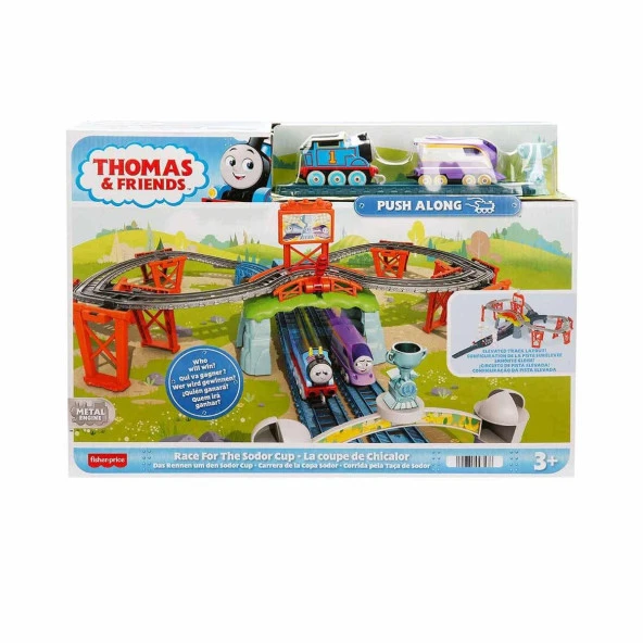 Thomas Ve Arkadaşları Sodor Kupası Yarışı Tekerlekli Tren Ve Pist Yarışı Seti - 9