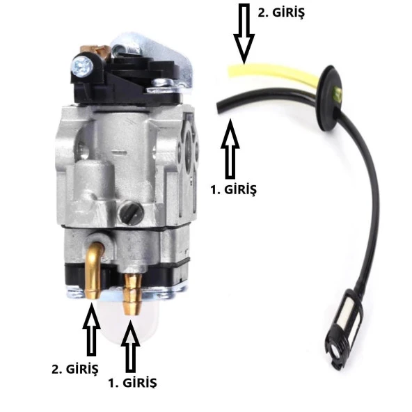 Kmtmak Benzinli ilaçlama Pülverizatör Karbüratörü TF900/OS768/TU28 İlaç Pompa Karbüratörü - Resim 6