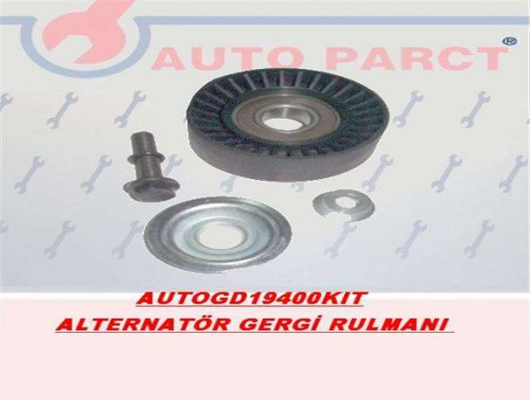 x RN400 ALTERNATOR GERGI RULMANI MASTER-MOVANO 2.8 98-04 AUTO GD19400KIT OEM