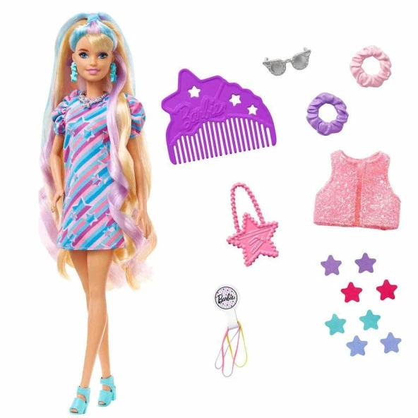 Barbie Upuzun Muhteşem Saçlı Bebekler (Karışık Model 1 Adet)