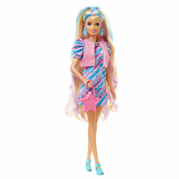 Barbie Upuzun Muhteşem Saçlı Bebekler (Karışık Model 1 Adet) - Resim 6