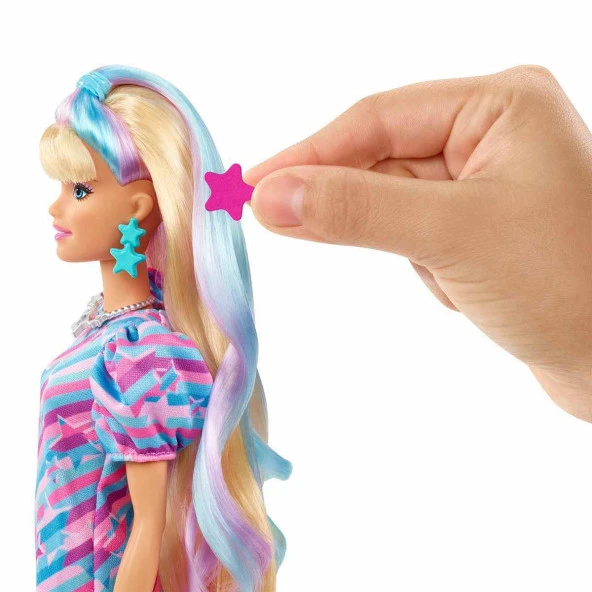 Barbie Upuzun Muhteşem Saçlı Bebekler (Karışık Model 1 Adet) - Resim 8