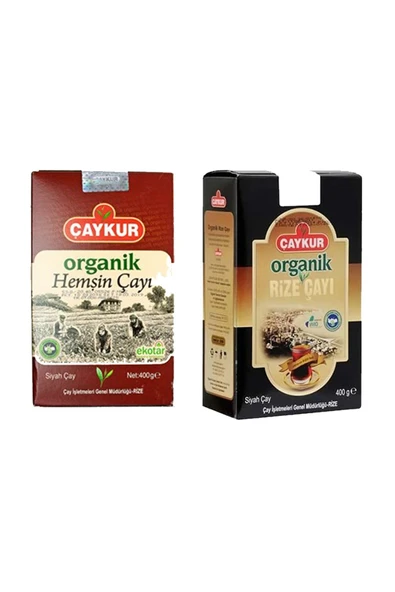 Çaykur Organik Rize Çay 400 Gr  Organik Hemşin Çay 400 Gr Dökme
