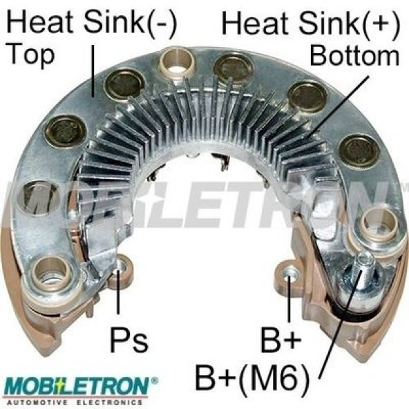 ALTERNATOR DIOT TABLASI 115MM MAZDA 3/6 NISSAN PAT MOBILETRON RM-237 - OEM
