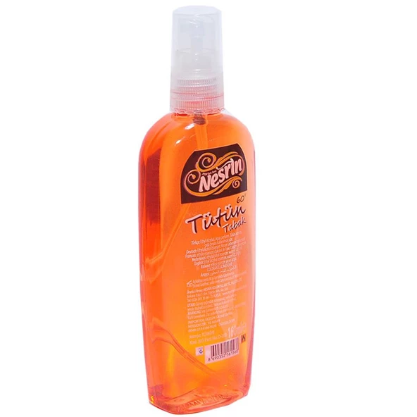 Nesrin Tütün Kolonyası 160ML 60 Derece Pet Şişe Sprey - 4
