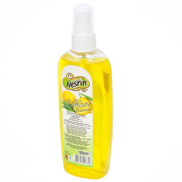 Nesrin Limon Kolonyası 160ML Sprey 80 Derece Pet Şişe