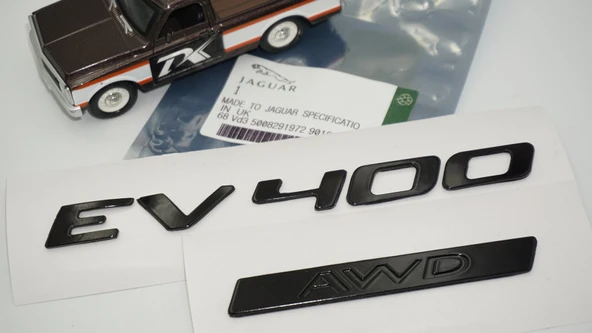 DK Tuning I Pace Ev400 Awd Siyah Bagaj Yazı Logo Arma Jaguar İle Uyumlu - Resim 6