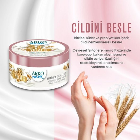 Arko Nem Krem Prebiyotik Yulaf Sütü 250ml - 3