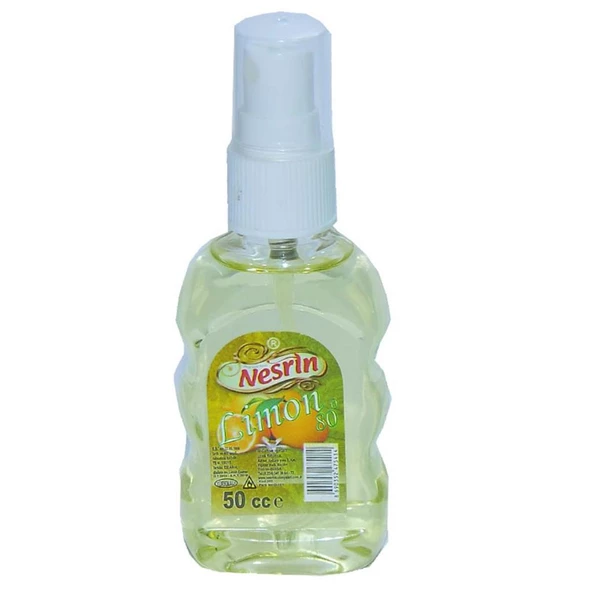 Nesrin Limon Kolonyası Sprey 80 Derece 50ML Pet Şişe - 4