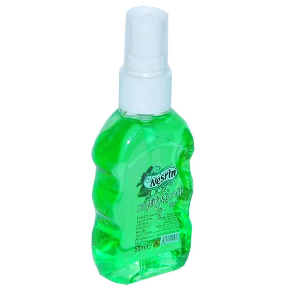 Nesrin Zeytin Çiçeği Kolonyası 50ML 60 Derece Pet Şişe Sprey - 2