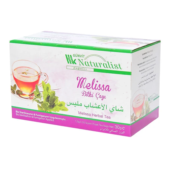 Melisa Bitki Çayı 20 Süzen Poşet - Resim 2
