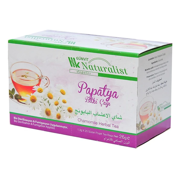 Günvit Papatya Bitki Çayı 20 Süzen Poşet - Resim 2