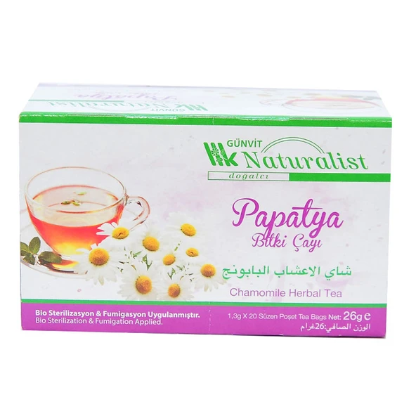 Günvit Papatya Bitki Çayı 20 Süzen Poşet ürün görseli 1