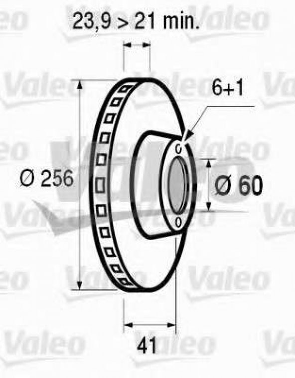 Valeo-186189 Ön Fren Aynasi Astra F-Vectra A-B-Calibra A-Kadett E 514570746