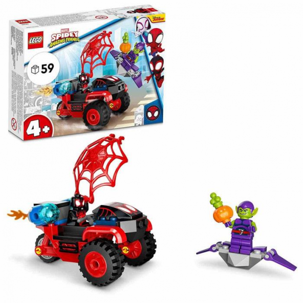 LSS10781 LEGO® MARVEL SPİDEY VE İNANILMAZ ARKADAŞLARI MİLES MORALES: ÖRÜMCEK ADAM IN TEKNO MOTOSİKLE