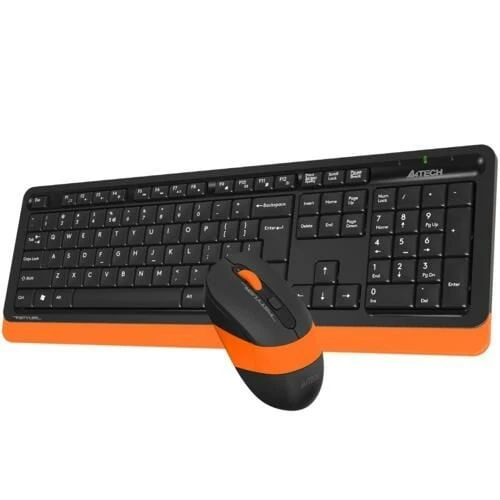 A4 Tech FG1010 Q Kablosuz MM Klavye Mouse Turuncu - 2
