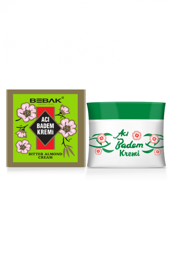 Bebak Acı Badem Kremi Kavanoz 70 ml