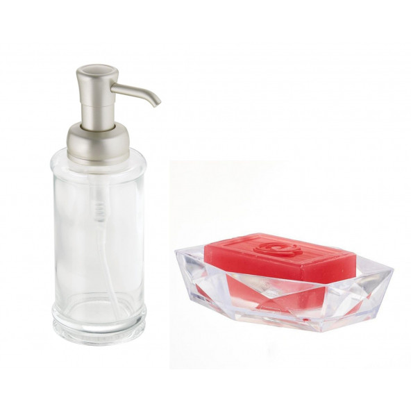 ZBOSP-C403 CAM SIVI SABUNLUK VE SABUNLUK 2 Lİ BANYO SETİ - 4