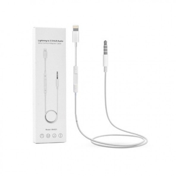 Iphone Uyumlu Lightning 3.5 Mm Aux Apple Audio Dönüştürücü Kablo