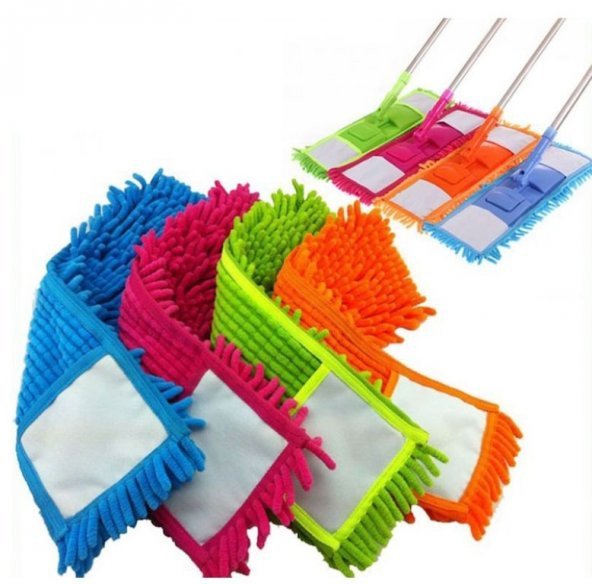 Paspas Yedeği Mikrofiber Makarna Mop Paspas Yedeği 60 Cm (579)