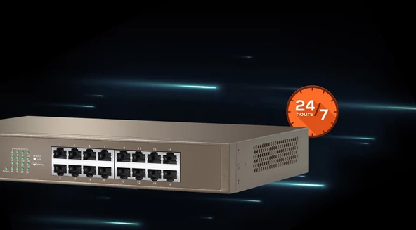 Tenda TEG1016D 16 Portlu Gigabit Ethernet Switch - 3
