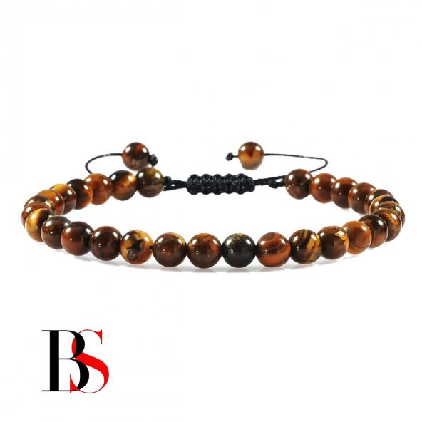 Kaplangözü Doğal Taş Makrome Erkek Bileklik - 2