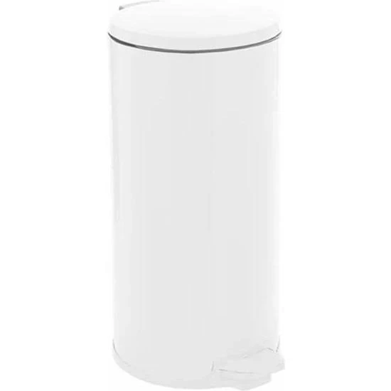 Primanova Cigo Paslanmaz Çelik Çöp Kovası Pedallı 20 Litre-BEYAZ - 2