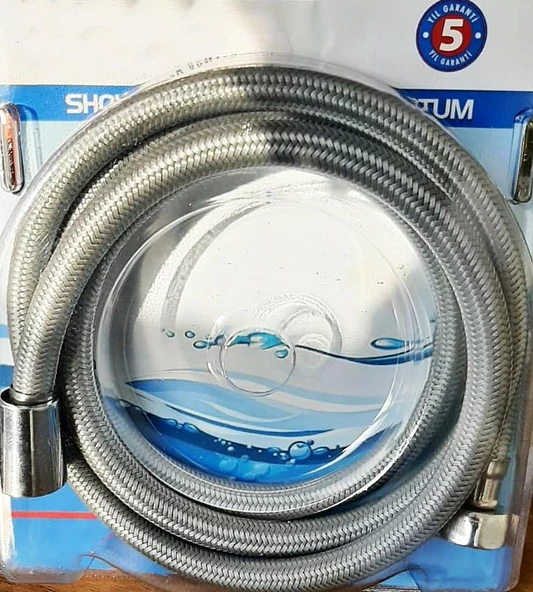 Geseus YKS Banyo Spral Duş Hortumu Örgülü Basınca Dayanıklı 5 Yıl GARANTİ-150cm - 3