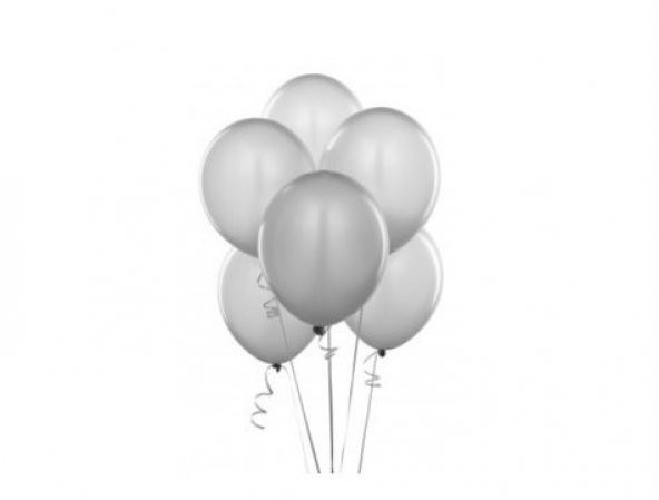 h Balon 100 Adet - Gri