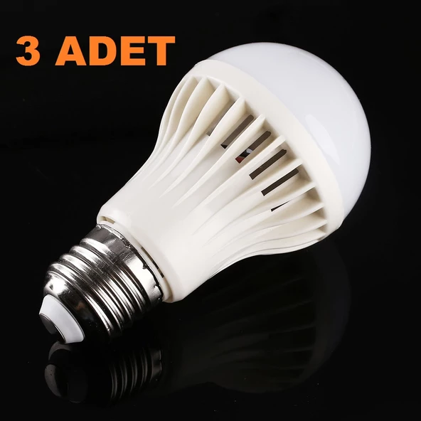 h 9W Enerji Tasarruflu Led Ampul ( 3 Adet )