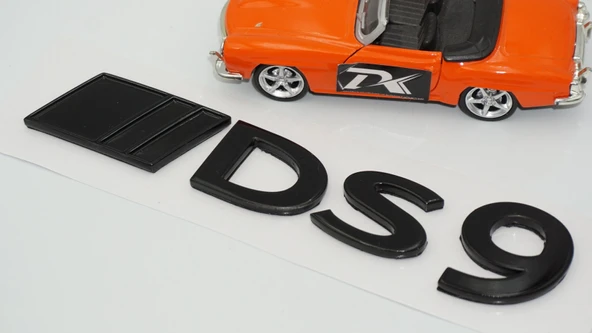 DK Tuning DS9 Bagaj Siyah ABS 3M Logo Arma Yazı Citroen İle Uyumlu - Resim 4