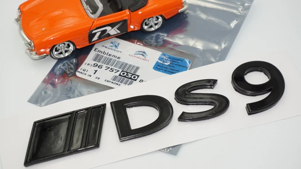 DK Tuning DS9 Bagaj Siyah ABS 3M Logo Arma Yazı Citroen İle Uyumlu - Resim 5