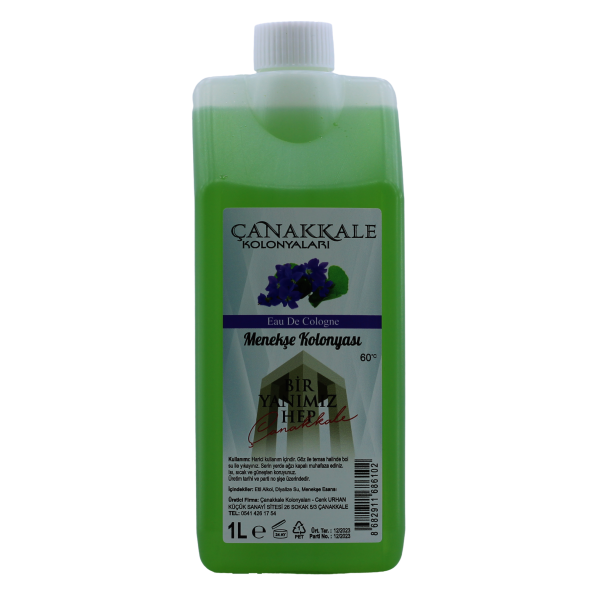 Menekşe Kolonyası - 1 Litre -(BİDON) Korumalı Kapak - Yeni Model - 2