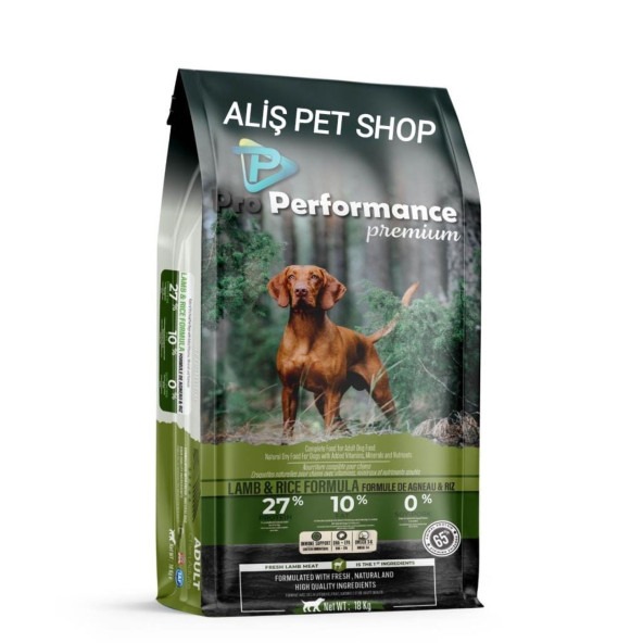 Pro Performance Kuzu Etli Yetişkin Köpek Maması 18kg