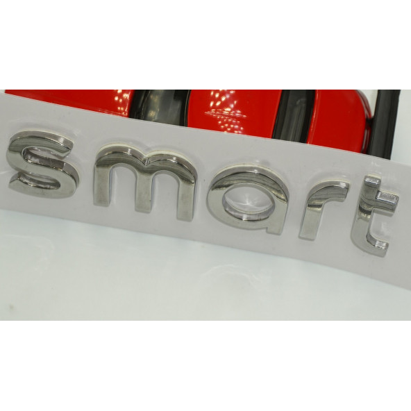 Mercedes Benz Smart Bagaj Krom 3M Yazı Logo Orjinal Ürün - 4