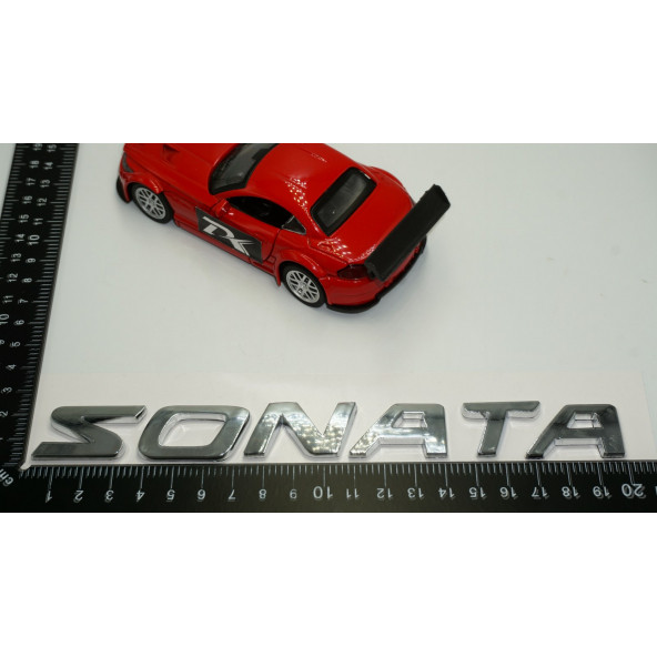 Hyundai Sonata Krom ABS 3M 3D Bagaj Logo Amblem - Resim 5