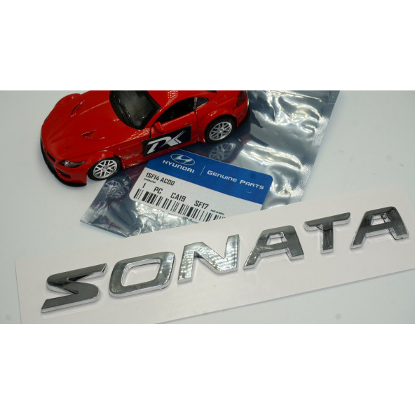 Hyundai Sonata Krom ABS 3M 3D Bagaj Logo Amblem - Resim 6