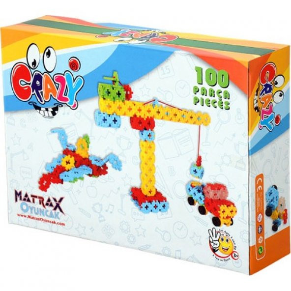 Matrax Crazy 100 Parça Blok Oyun ürün görseli 1